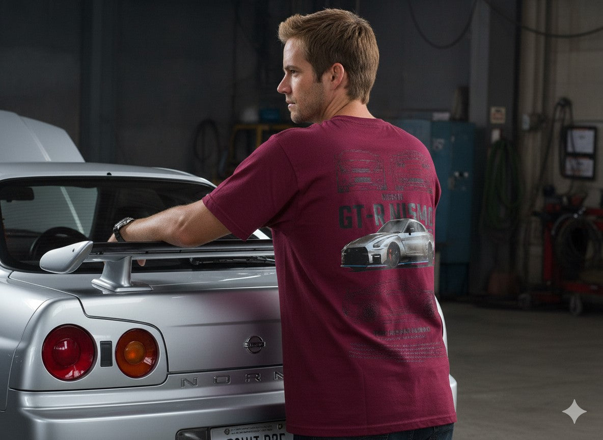 Polera marrón Nissan