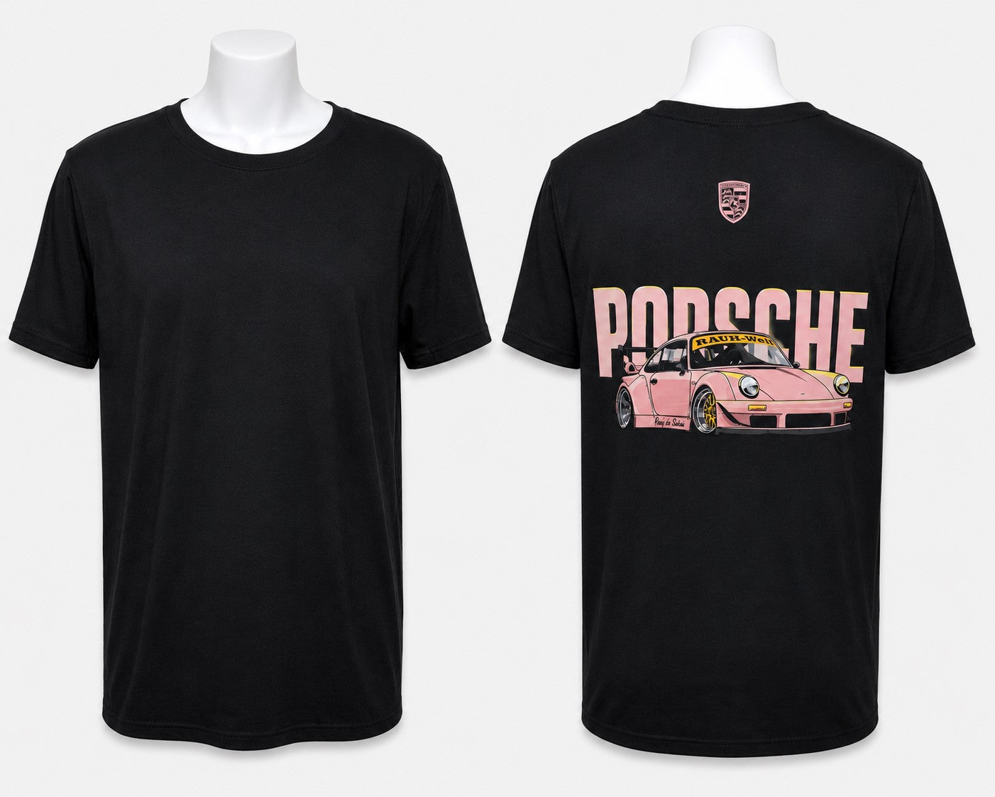 Polera Negra Personalizada Manga Corta Mujer Talla XL - 30% Descuento