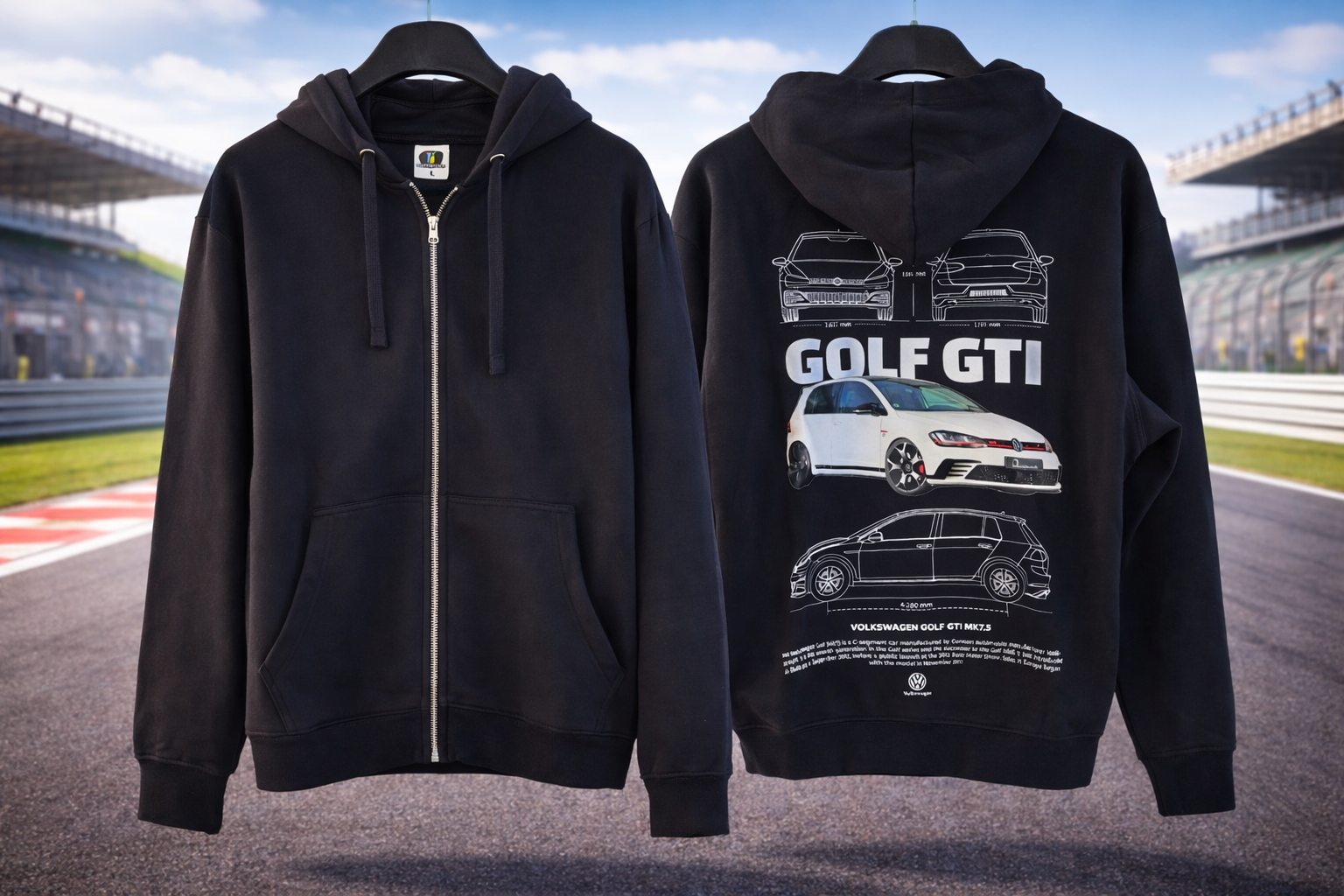 Polerón Negro Talla L