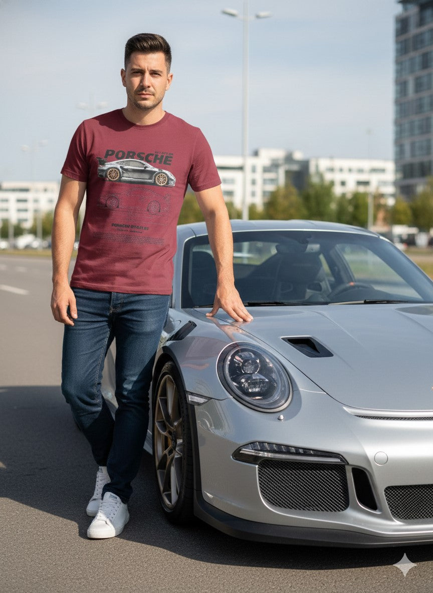 Polera Marron Porsche