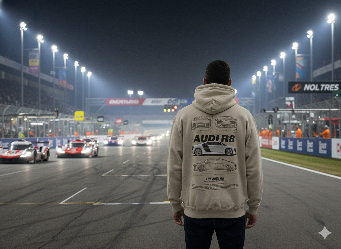 Polerón c/ gorro Beige Audi