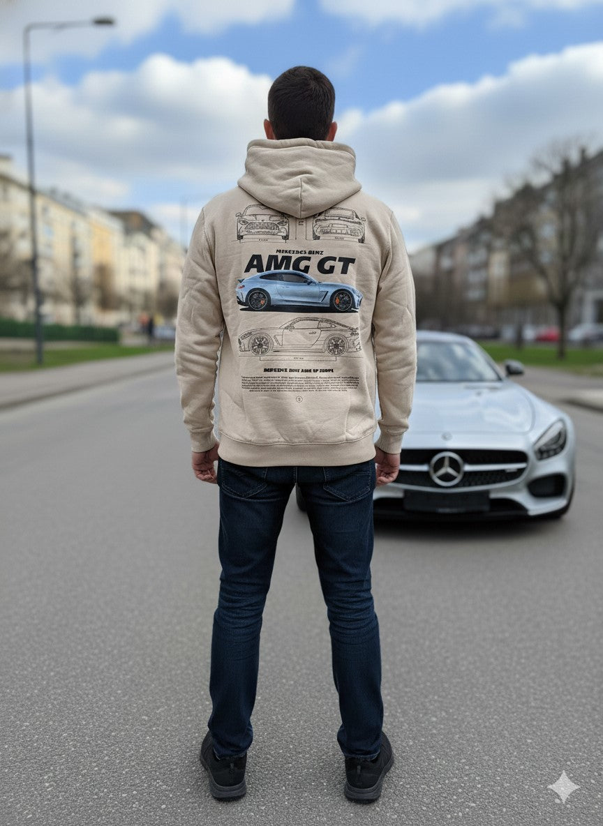 Polerón c/ gorro Beige AMG